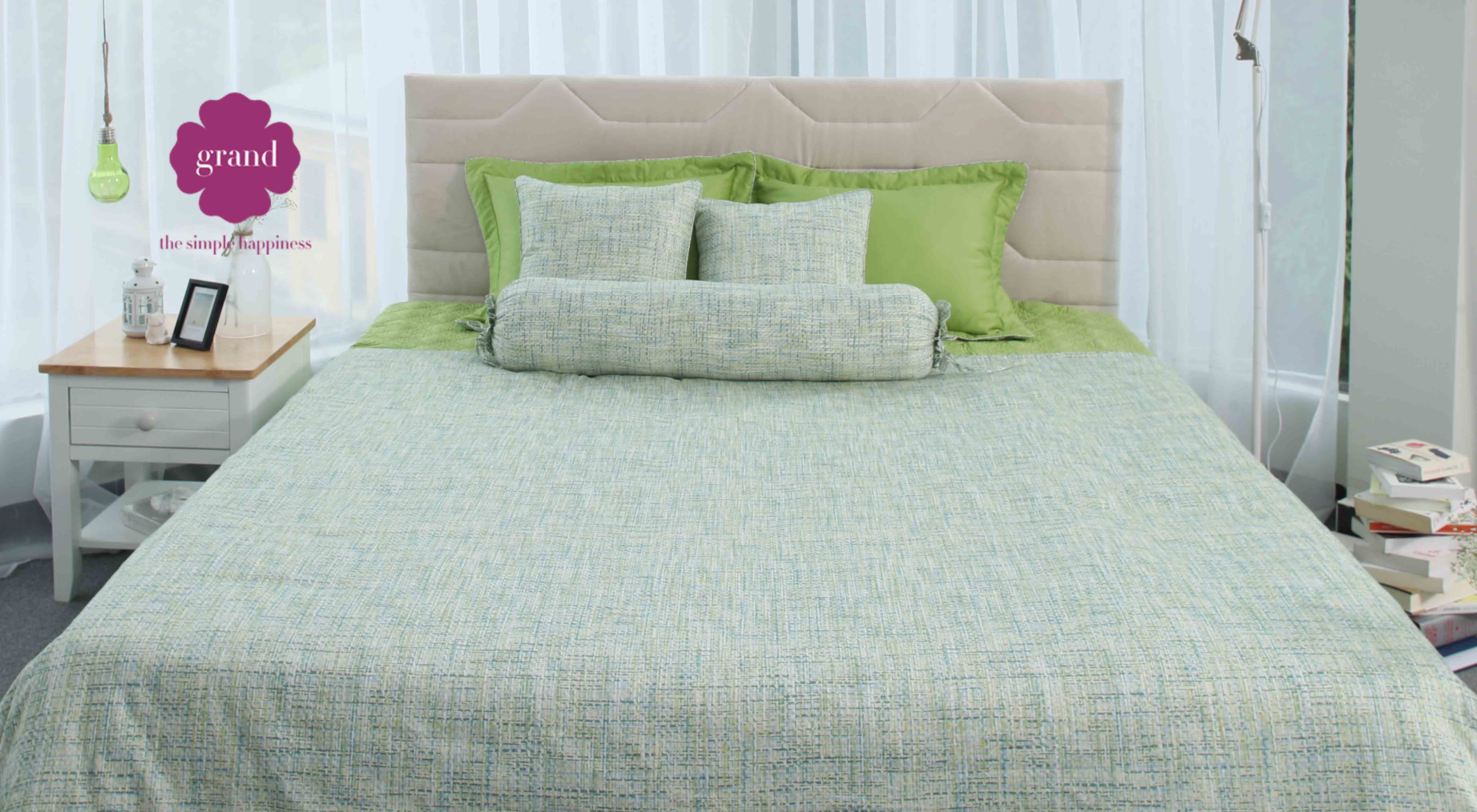 Bộ ga chăn phủ trần 4 mùa HQSM 06