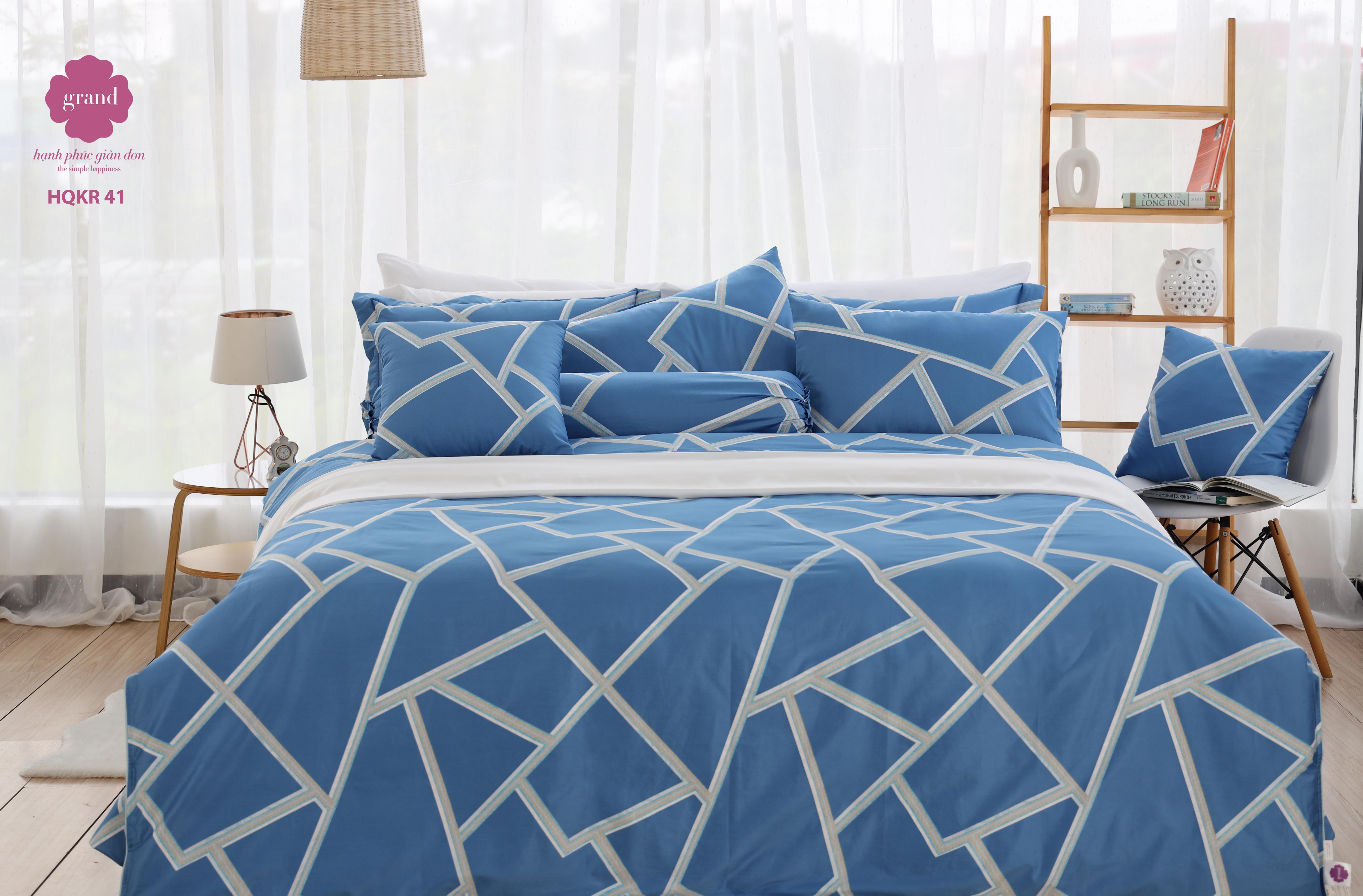 Bộ ga chăn phủ trần 4 mùa HQKR 41